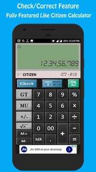 Citizen Calculator : 2017 (New) screenshot 1