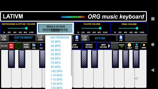ORG music keyboard screenshot 7