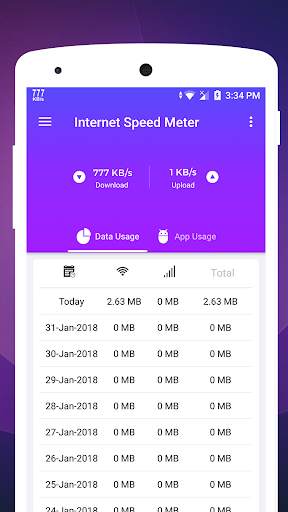 Internet Speed Meter screenshot 1