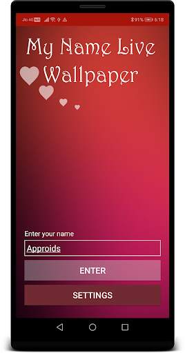 My Name Photo Live Wallpaper screenshot 1