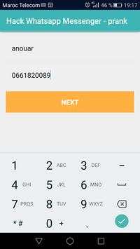 Hack Whatsapp Messenger - prank screenshot 2