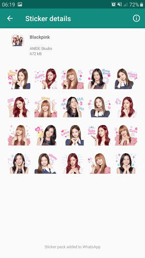 Sticker Blackpink for Whatsapp screenshot 5