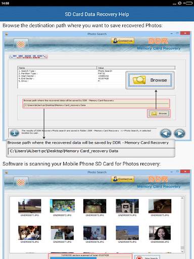 SD Card Data Recovery Help screenshot 14