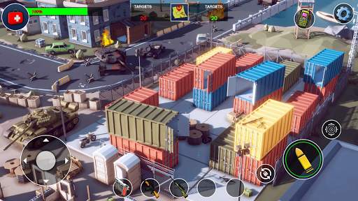 Blocky Counter World War Shooting game online 2020 screenshot 2