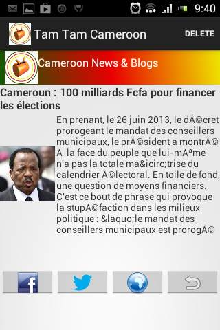TamTam Cameroon News screenshot 3