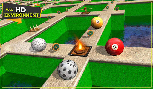 Maze Ball Balancer - extreme Labyrinth puzzle screenshot 13