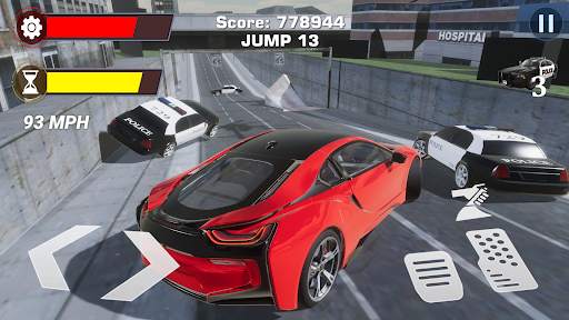 Online BMW Police Escape Car screenshot 3