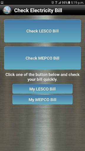 Check LESCO/MEPCO Bill screenshot 1