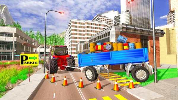 Real Tractor Parking Simulator–Free tractor games screenshot 4
