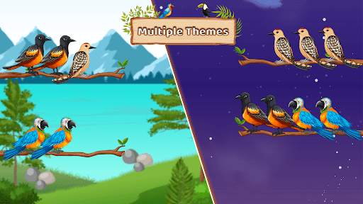 Bird Sort Color Puzzle Game screenshot 3