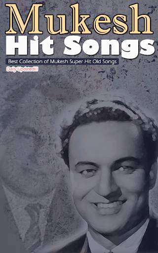 Mukesh Hit Songs - Mukesh Old Hindi Songs screenshot 2