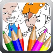 Coloring Upinipin vs Boboboy and friends icon