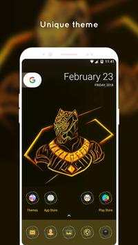 Black Panther Launcher screenshot 1