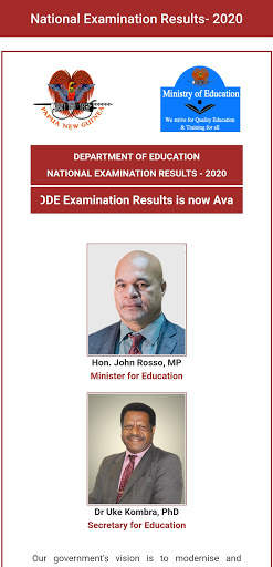 My PNG Exam Results screenshot 1
