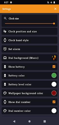 Music Clock Live Wallpaper screenshot 4