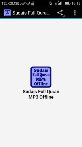 Sudais Full Quran MP3 Offline screenshot 1