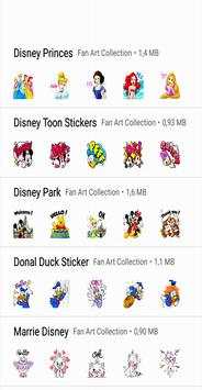 Disney Stickers For WhatsApp {WAStickerApps} screenshot 3