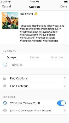 PREVIEW - Plan your Instagram скриншот 2