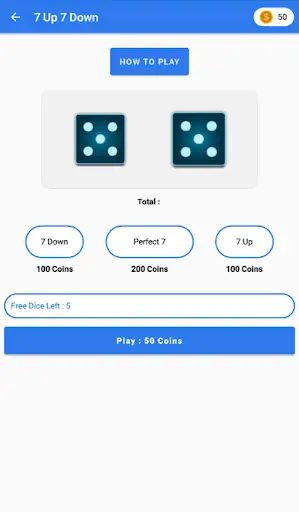 7 Up 7 Down - Play and Win Cash screenshot 2