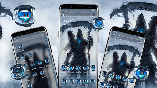 Grim Reaper Launcher Theme screenshot 4