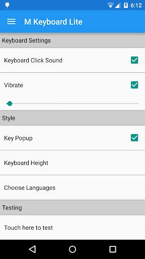 M Keyboard screenshot 3