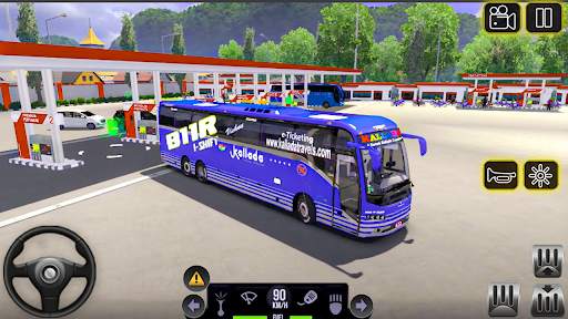 Euro Bus Driving Bus Game 3D screenshot 5
