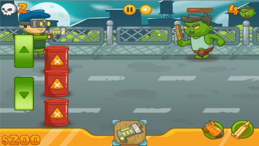 crazy zombie shooting screenshot 1