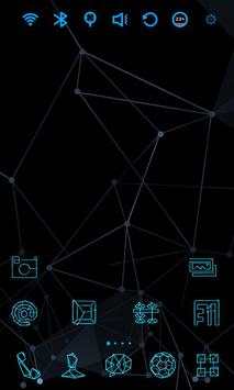 Wire Black Launcher Theme screenshot 1