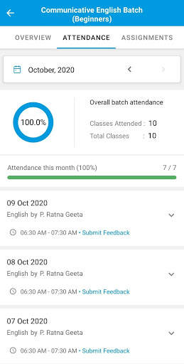 P.R Institute of English screenshot 2