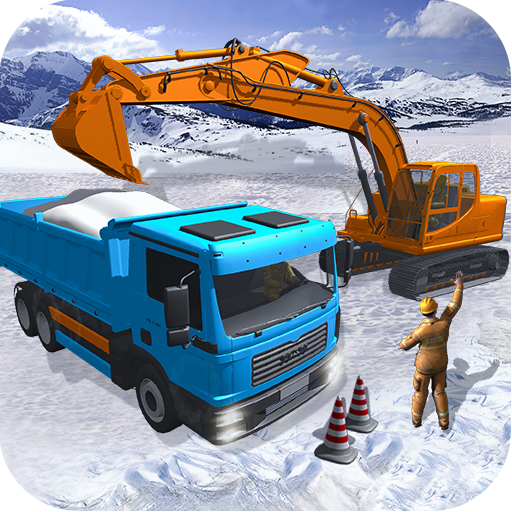 Snow Excavator Dredge Simulator - Rescue Game icon