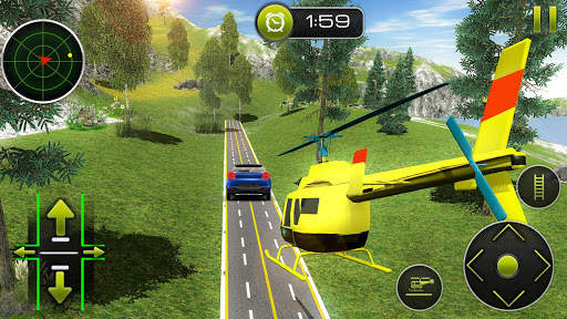 Simulador helicóptero 3D: jogos helicóptero resgat screenshot 4