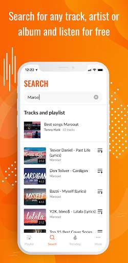 Upbeat: Music Streaming Player 3 تصوير الشاشة
