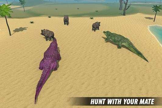 Crocodile Attack Sim: Wild Animal Family Games screenshot 15