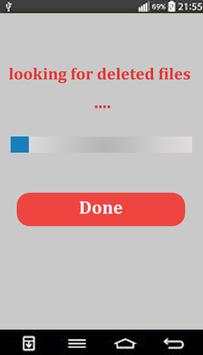 Recovering deleted files screenshot 1