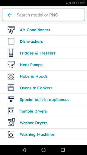 Electrolux Installer app screenshot 2