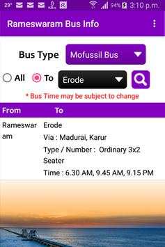 Rameswaram Bus Info screenshot 5