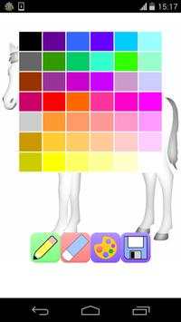 horse coloring game screenshot 2