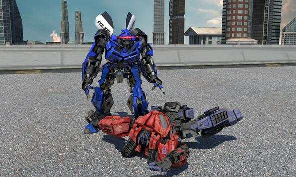 Mini Police War Robot स्क्रीनशॉट 4