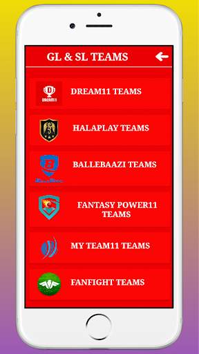 IPL 2020 - GL & SL DREAM TEAMS,LIVE SCORE screenshot 3