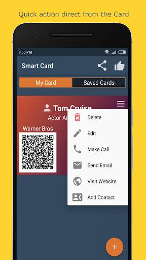 Smart Card - Digital Visiting Card with QR Code скриншот 10