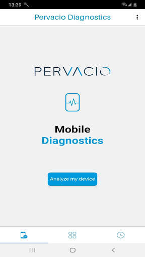 Pervacio Mobile Diagnostics screenshot 1