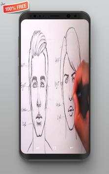 Face Drawing Step by Step скриншот 1