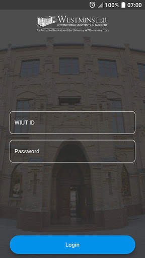 WIUT Intranet screenshot 2