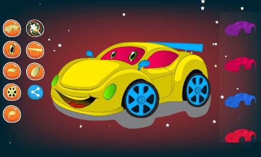 Car coloring and dress up screenshot 4