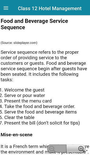 NEB Class 12 Hotel Management Notes Offline screenshot 7