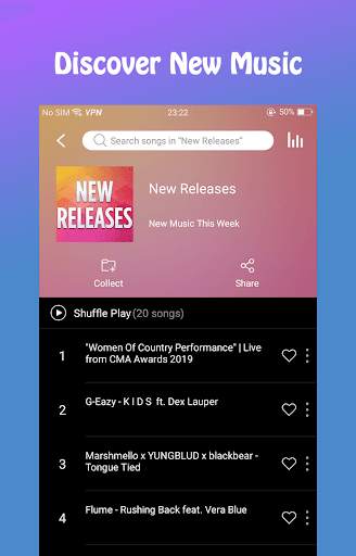 Tuner Radio - Mp3 player screenshot 1