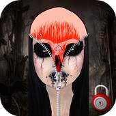 Zombie Zipper Girl Screen Lock 1.0