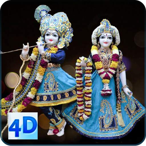 4D Radha Krishna Murti Darshan Live Wallpaper 11.1