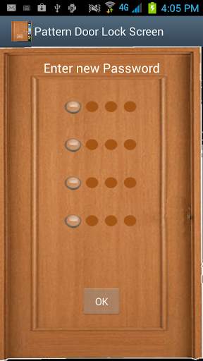 Pattern Door Lock Screen screenshot 1
