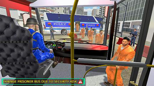 US Police Bus Drive Simulator screenshot 4